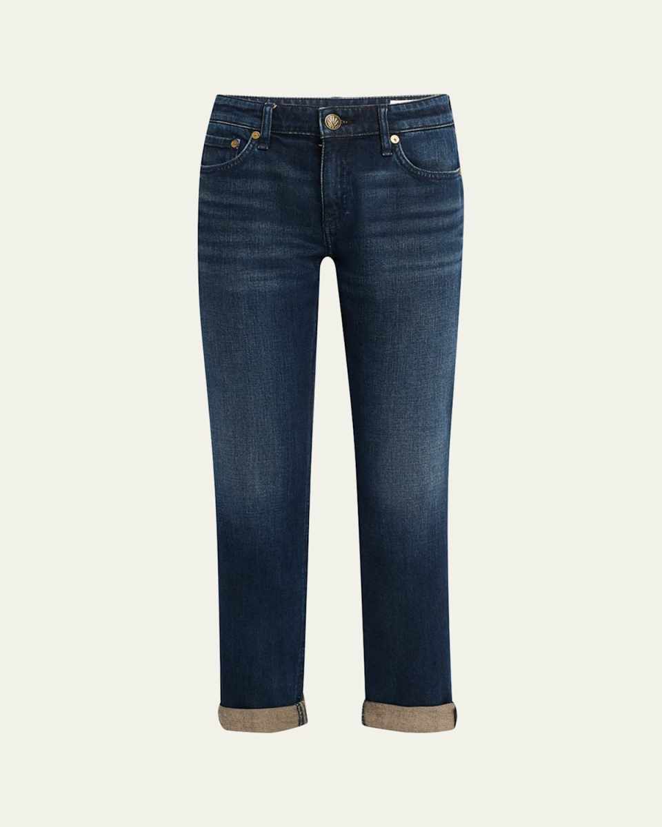 Dre Low-Rise Slim Boyfriend Jeans